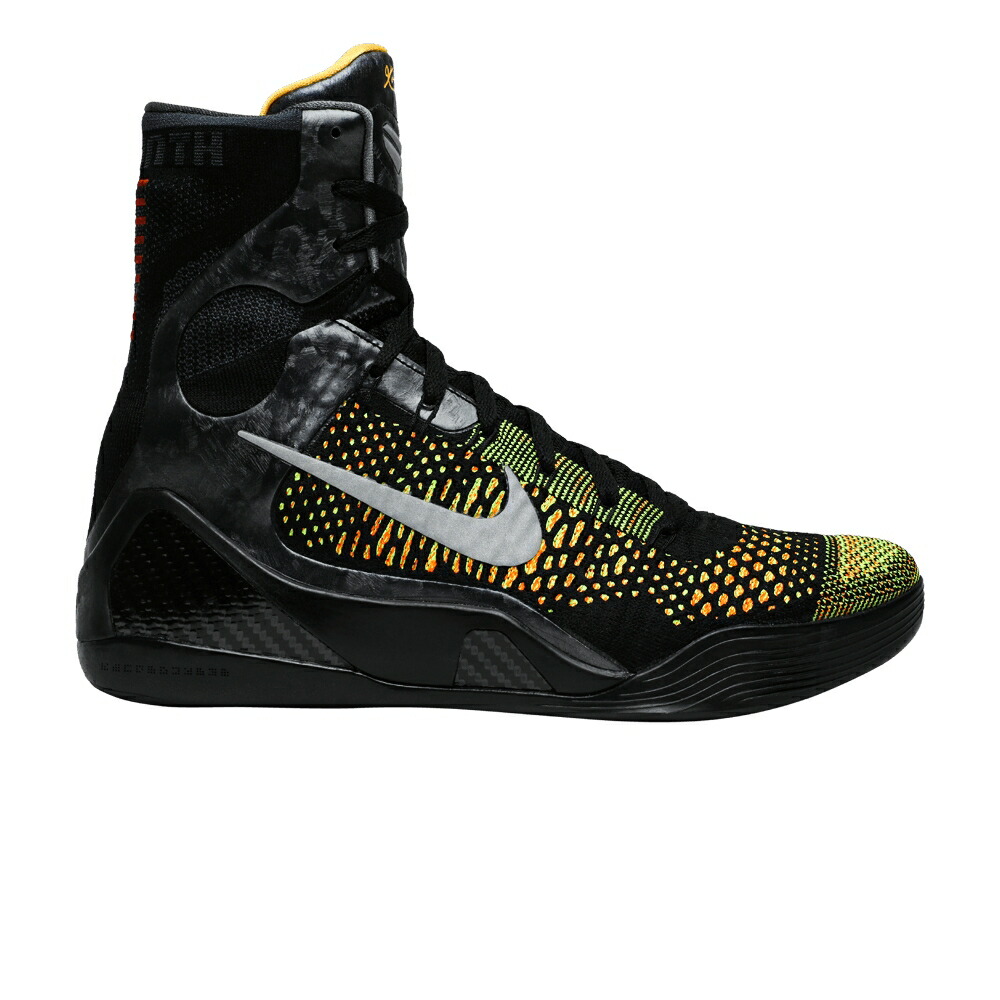 ナイキ コービー エリート 黒色 ブラック 銀色 シルバー INSPIRATION スニーカー メンズ NIKE KOBE 9 ELITE / BLACK METALLIC SILVER ANTHRACITE