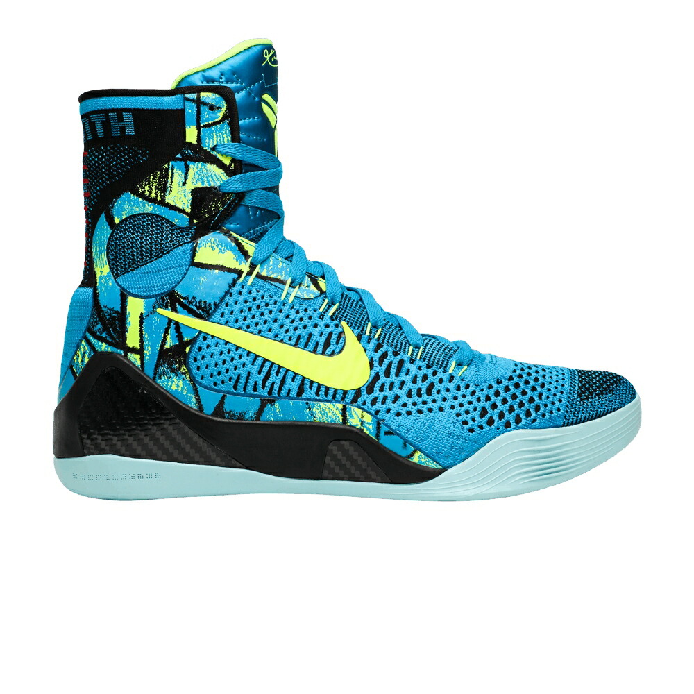 ナイキ コービー エリート ネオ 紺色 ネイビー 'PERSPECTIVE' スニーカー メンズ NIKE KOBE 9 ELITE / NEO TURQUOISE VOLT MIDNIGHT NAVY