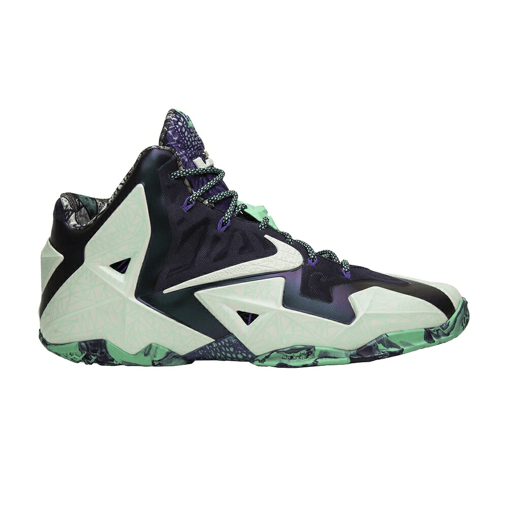 ナイキ レブロン \u0027ALL KING\u0027 スニーカー メンズ NIKE LEBRON 11 STAR - GATOR / CASHMERE GRN GLOW PRPL DYNSTY