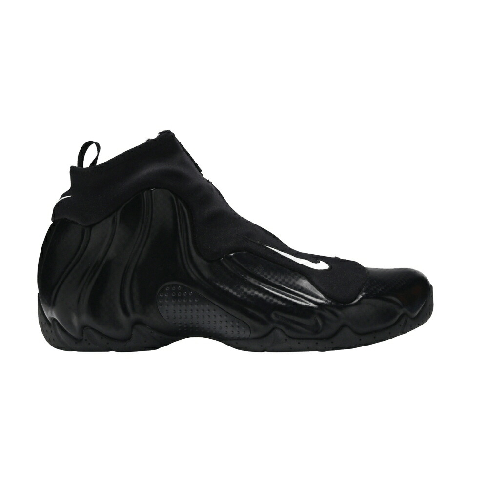 ナイキ 黒色 ブラック 銀色 シルバー エアフライトポジット 'CARBON FIBER' スニーカー メンズ NIKE AIR FLIGHTPOSITE 2014 / BLACK BLACK METALLIC SILVER