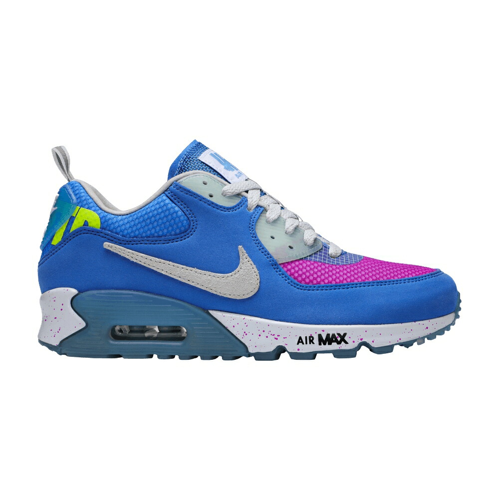 ナイキ アンディフィーテッド マックス パシフィック 青色 ブルー 灰色 グレー エアマックス PACIFIC BLUE スニーカー メンズ NIKE UNDEFEATED X AIR MAX 90 / PACIFIC BLUE VAST GREY VIVID