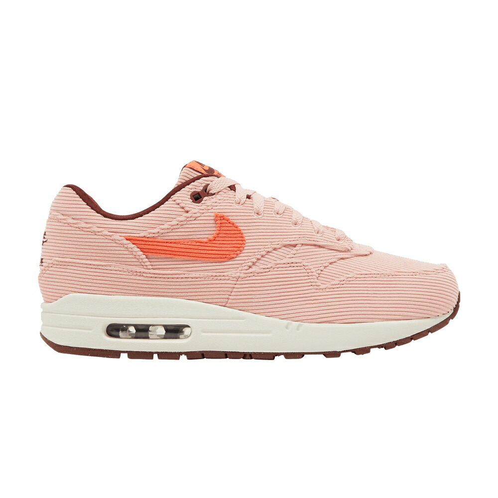 ナイキ マックス プレミアム エアマックス 'CORAL CORDUROY' スニーカー メンズ NIKE AIR MAX 1 PREMIUM STARDUST / CORAL STARDUST BRIGHT CORAL OXEN