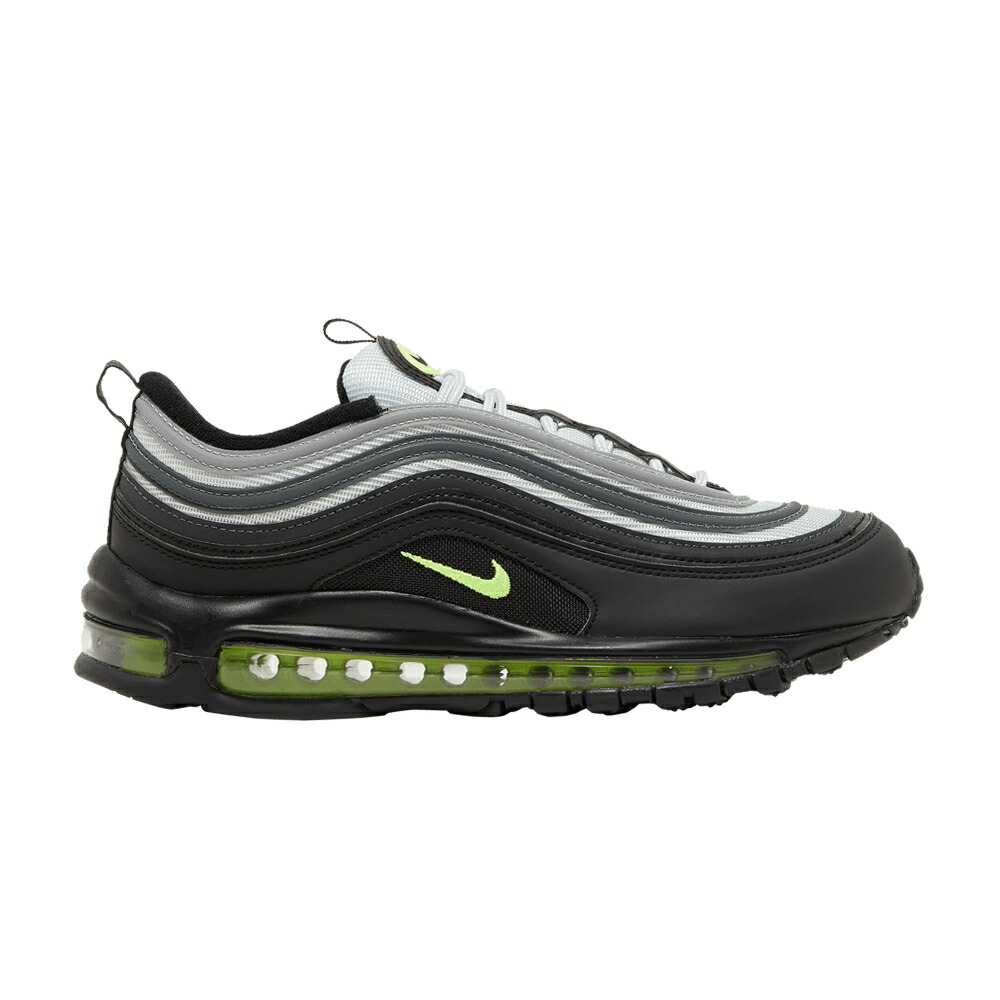 ナイキ マックス ピュア プラチナム 黒色 ブラック 白色 ホワイト エアマックス ICONS NEON スニーカー メンズ NIKE AIR MAX 97 - / PURE PLATINUM BLACK WHITE VOLT