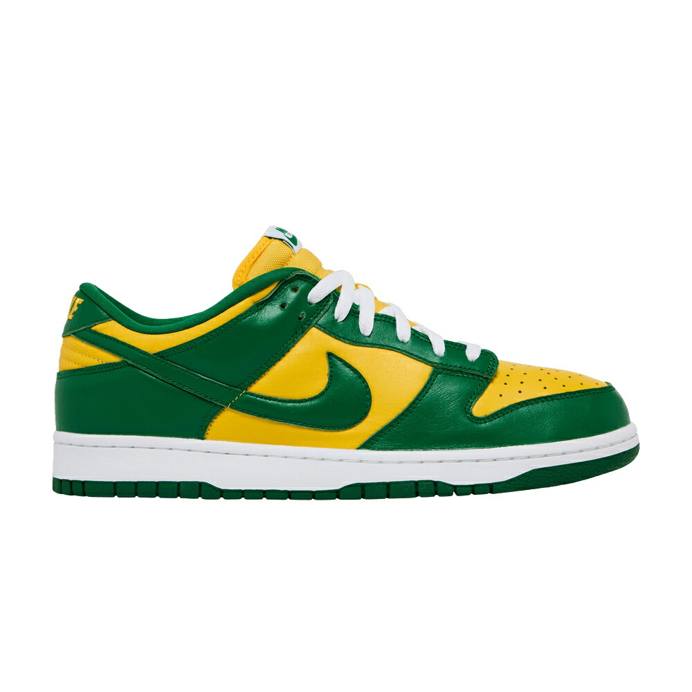 ナイキ ダンク 緑 緑であること 白いこと 白いこと ダンクロー \u0027BRAZIL\u0027 スニーカー メンズ NIKE DUNK LOW SP 2024 / VARSITY MAIZE PINE GREEN WHITE