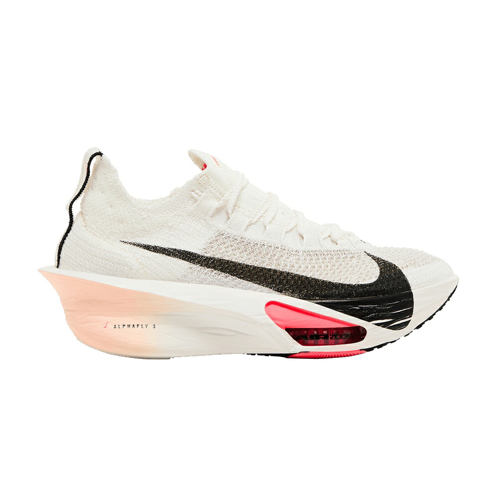 ナイキ 望遠レンズ 黒いこと 黒いこと クリムゾン NEXT% \u0027SAIL PUNCH\u0027 スニーカー レディース NIKE WMNS AIR ZOOM ALPHAFLY 3 HOT / SAIL BLACK CRIMSON TINT GUAVA