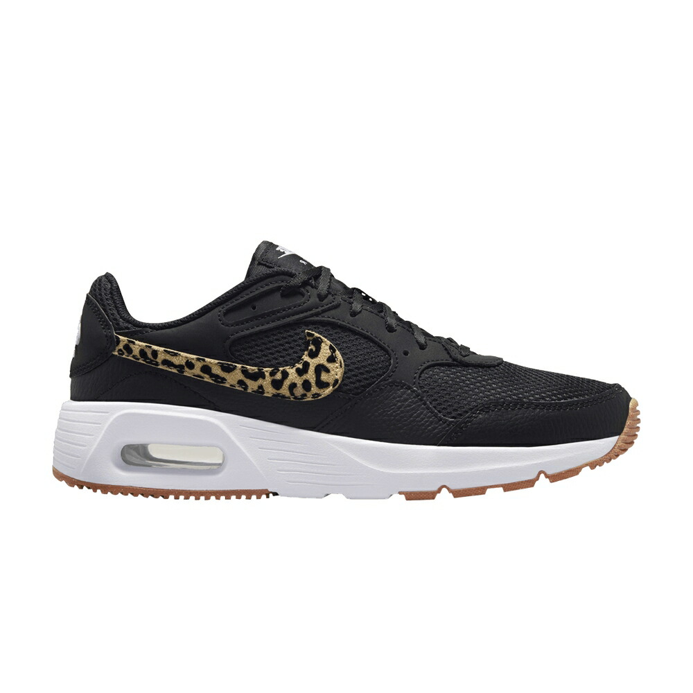 ナイキ マックス 黒いこと 黒いこと 白いこと 白いこと 大気圏マックス \u0027LEOPARD SWOOSH\u0027 スニーカー レディース NIKE WMNS AIR MAX SC / BLACK HEMP WHITE SESAME