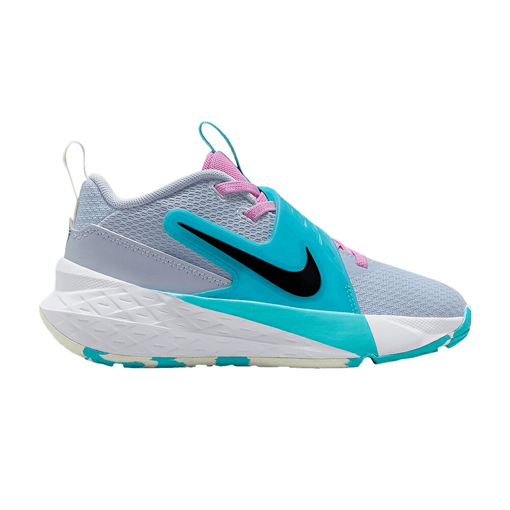 ナイキ チーム 'GHOST CACTUS' ジュニア キッズ NIKE TEAM HUSTLE D 12 PS DUSTY / GHOST DUSTY CACTUS VOLT TINT ベビー マタニティ スニーカー|スニケス