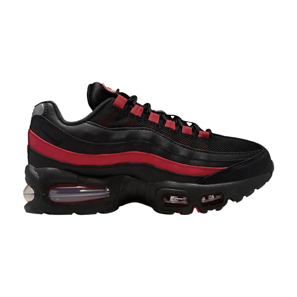 ナイキ マックス チーム 黒色 ブラック クリムゾン エアマックス 'BLACK CRIMSON' ジュニア キッズ NIKE AIR MAX 95 GS TEAM / BLACK TEAM CRIMSON ベビー マタニティ スニーカー