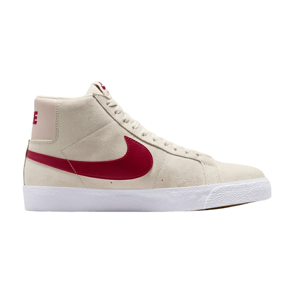 ナイキ 望遠レンズ ブレイザー エスビー ミッド 象牙色 赤 赤いこと \u0027PALE RED\u0027 スニーカー メンズ NIKE ZOOM BLAZER SB MID IVORY NOBLE / PALE IVORY NOBLE RED SILT RED