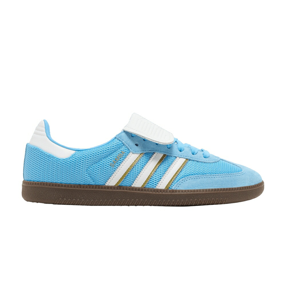 アディダス サンバ 青味 青色 張りさける 白いこと 白いこと \u0027SEMI GUM\u0027 スニーカー メンズ ADIDAS SAMBA LT BLUE BURST / SEMI BLUE BURST CLOUD WHITE GUM スニーカー-メンズ靴