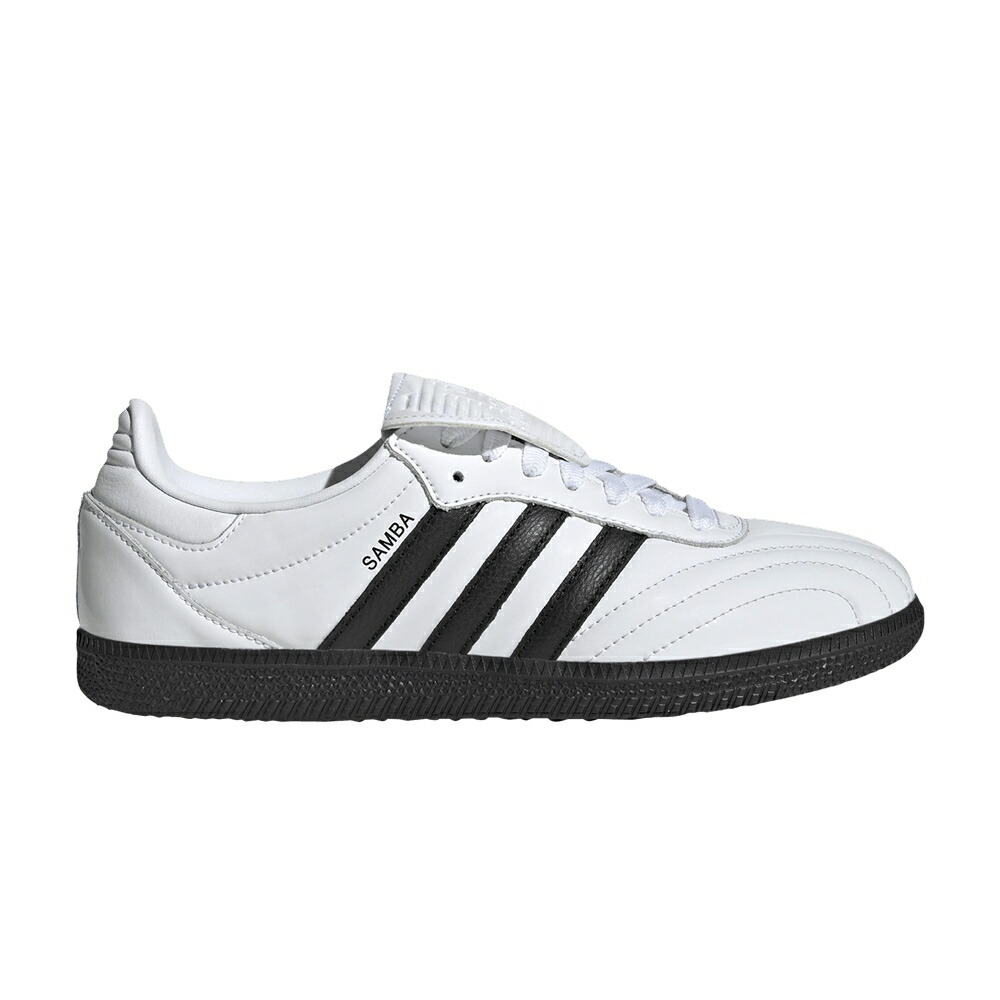 アディダス サンバ なめし革 白いこと 白いこと 中核グループ 黒いこと 黒いこと \u0027PATENT WHITE\u0027 スニーカー レディース ADIDAS WMNS SAMBA LT LEATHER PACK - / CLOUD WHITE CORE BLACK CLOUD
