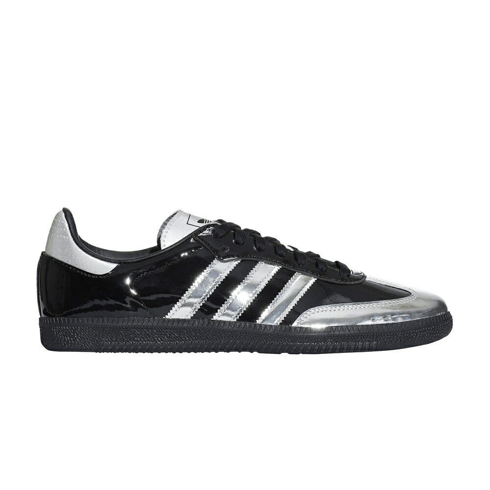 アディダス サンバ コア 黒色 ブラック 銀色 シルバー 'TUXEDO' スニーカー メンズ ADIDAS ATMOS X SAMBA / CORE BLACK METALLIC SILVER CORE