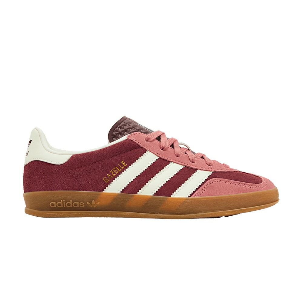 アディダス ガゼル マルーン 白いこと 白いこと \u0027MAROON CRIMSON\u0027 スニーカー メンズ ADIDAS GAZELLE INDOOR PRELOVED / MAROON CLOUD WHITE PRELOVED
