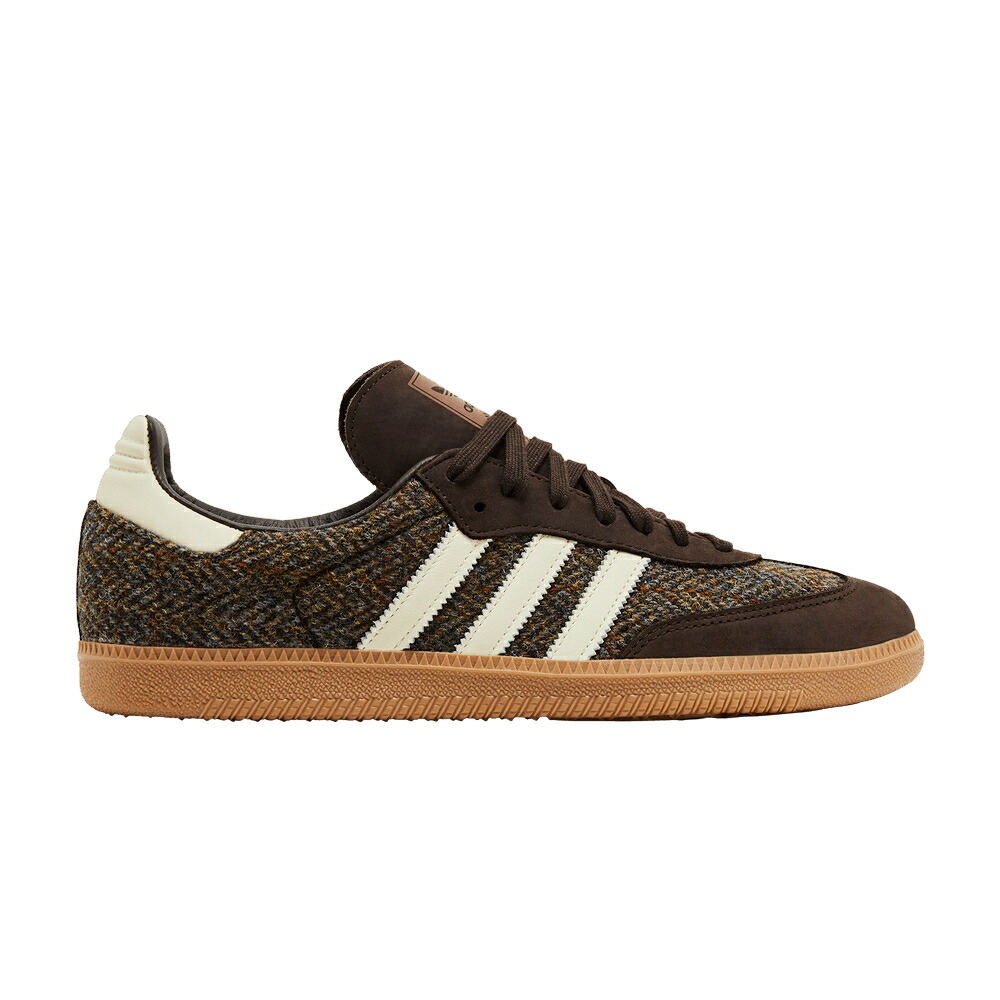 アディダス サンバ 赤銅色 赤銅色 皮膚軟化剤 白いこと 白いこと \u0027TWEED BROWN\u0027 スニーカー メンズ ADIDAS SAMBA OG PACK - DARK / DARK BROWN CREAM WHITE GUM