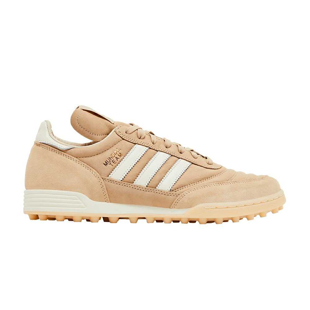 アディダス 野球クラブ 神通力 ベージュ 白いこと 白いこと \u0027MAGIC BEIGE\u0027 スニーカー メンズ ADIDAS MUNDIAL TEAM / MAGIC BEIGE OFF WHITE WONDER スニーカー-靴