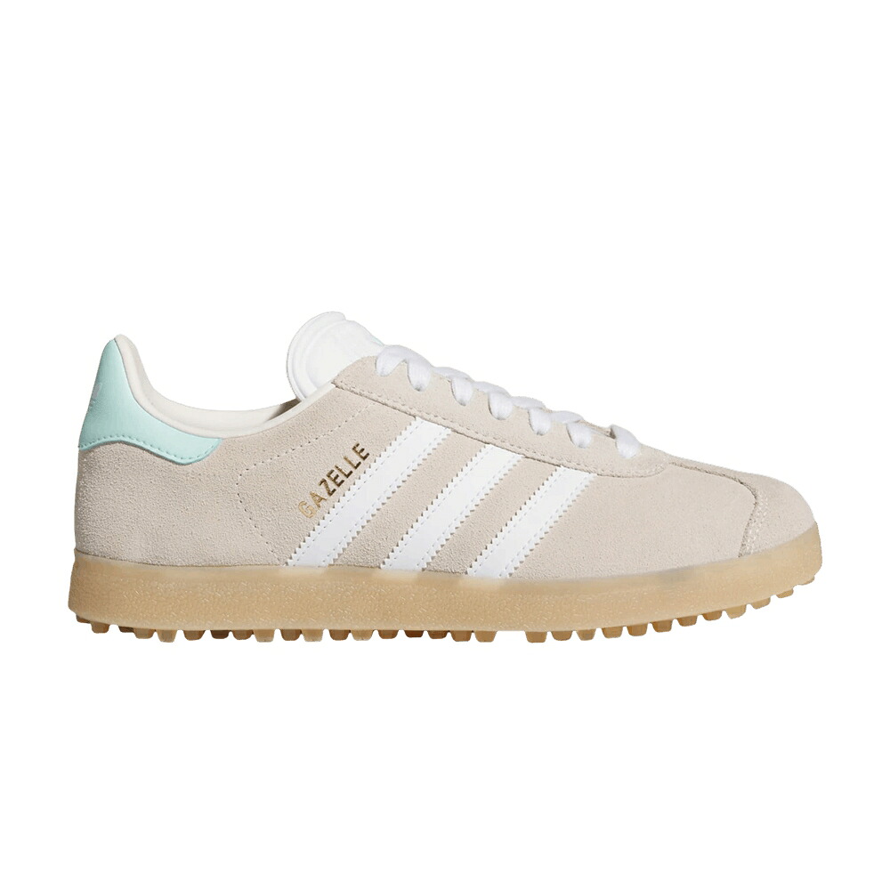 アディダス ガゼル ゴルフ 白いこと 白いこと \u0027CHALK WHITE\u0027 スニーカー レディース ADIDAS WMNS GAZELLE GOLF / CHALK WHITE CLOUD WHITE