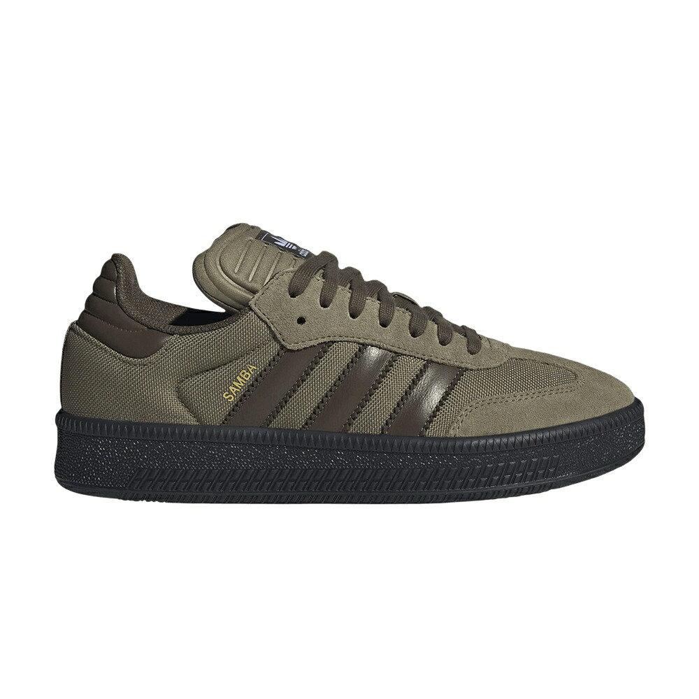 アディダス サンバ 緑 グリーン カーゴ 茶色 ブラウン コア 'ORBIT BROWN' スニーカー メンズ ADIDAS SAMBA XLG GREEN CARGO / ORBIT GREEN CARGO BROWN CORE