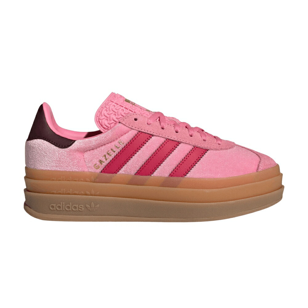 アディダス ガゼル ピンク 赤 レッド マルーン BLISS MAROON スニーカー メンズ ADIDAS GAZELLE BOLD J PINK / BLISS PINK RUBY RED MAROON