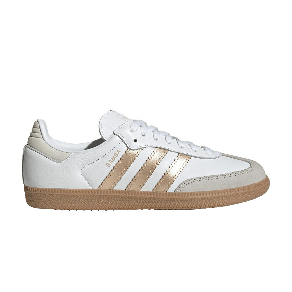 アディダス サンバ ゴールド 白色 ホワイト 'WHITE GREY' スニーカー レディース ADIDAS WMNS SAMBA OG WONDER GOLD / FOOTWEAR WHITE WONDER GOLD