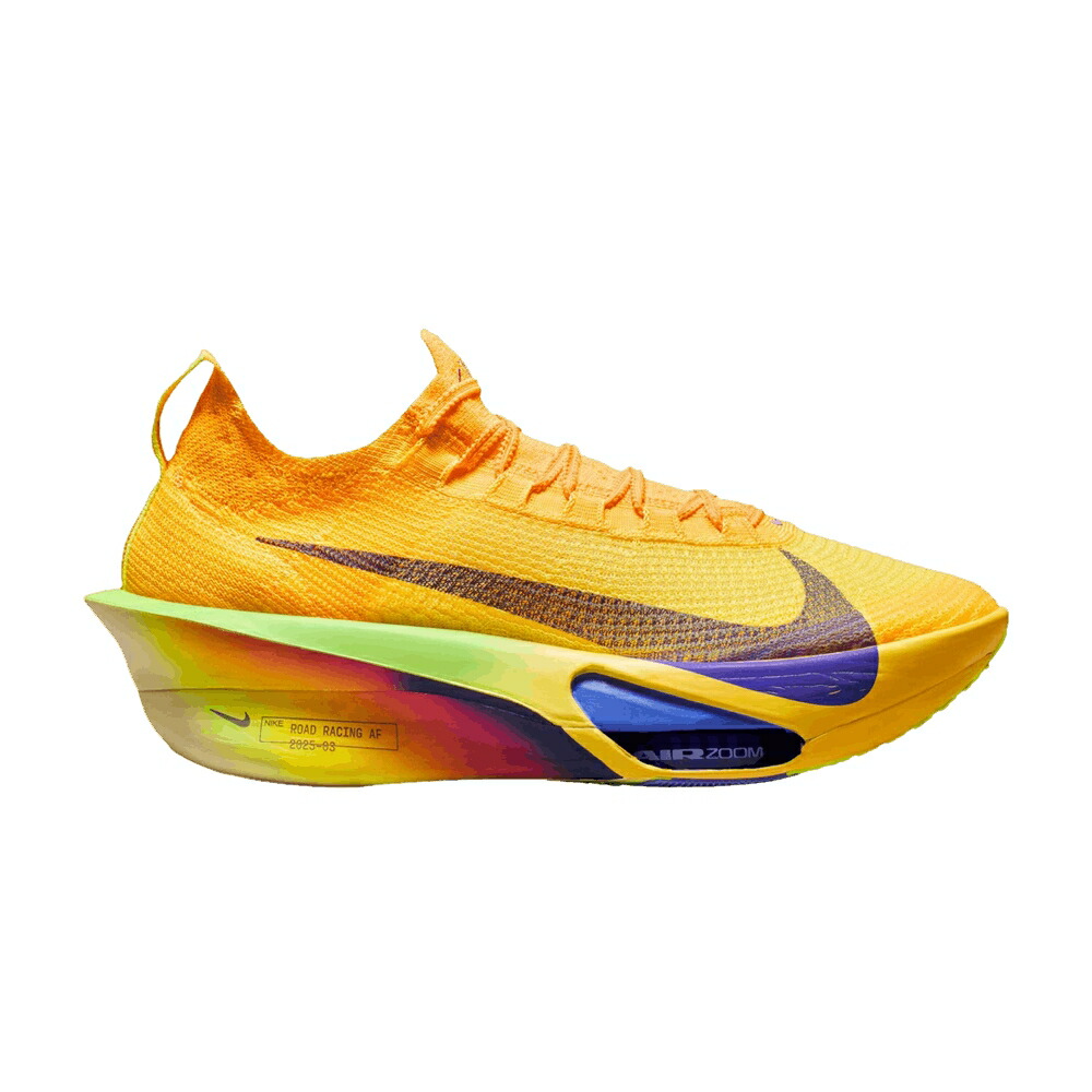 ナイキ 橙 オレンジ 藍色 インディゴ バースト レーザー NEXT% LASER CITRON スニーカー メンズ NIKE ALPHAFLY 3 ORANGE INDIGO BURST / LASER ORANGE INDIGO BURST CITRON