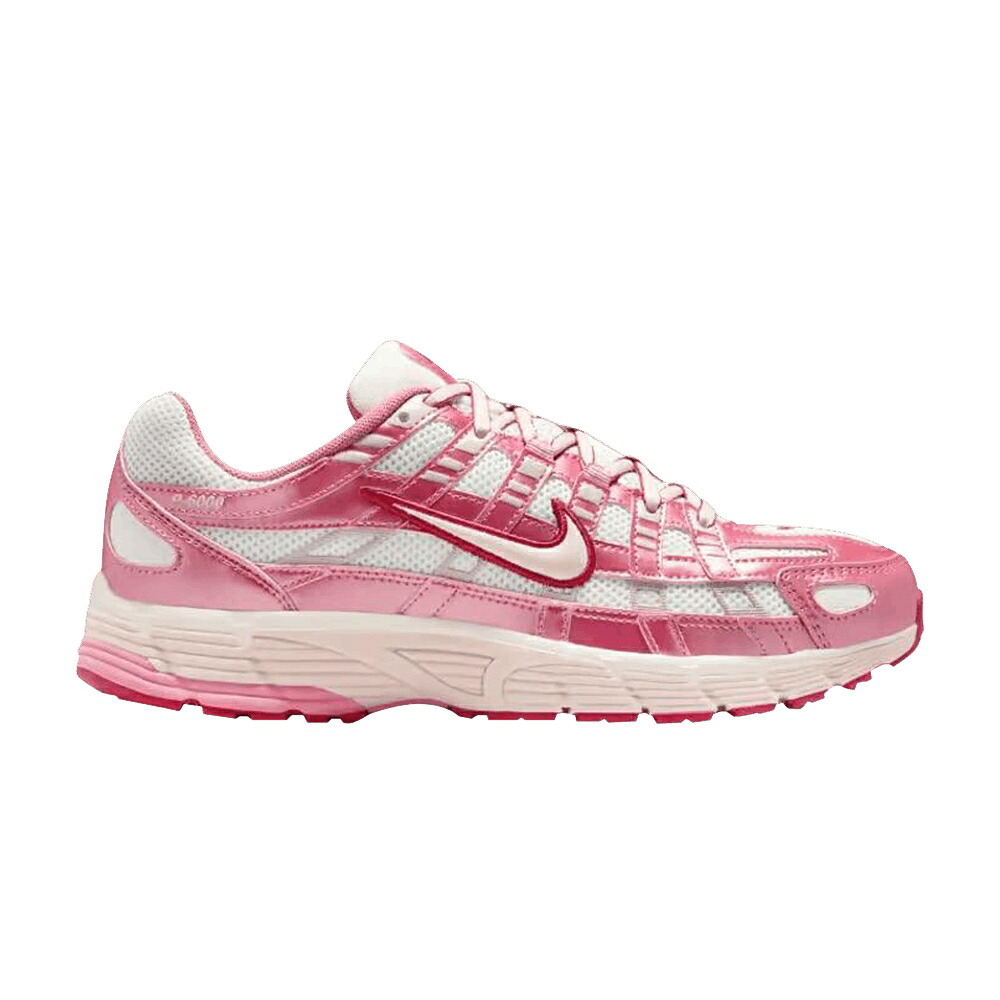 ナイキ 白いこと 白いこと 赤 赤いこと 野球クラブ \u0027SUMMIT RED\u0027 スニーカー レディース NIKE WMNS P-6000 WHITE SLIT / SUMMIT WHITE SILT RED PEONY TEAM