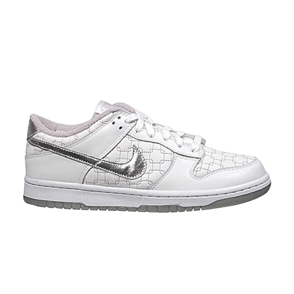 ナイキ ダンク 白色 ホワイト 銀色 シルバー マックス 橙 オレンジ W'S ダンクロー スニーカー メンズ NIKE DUNK LOW / WHITE METALIC SILVER MAX ORANGE