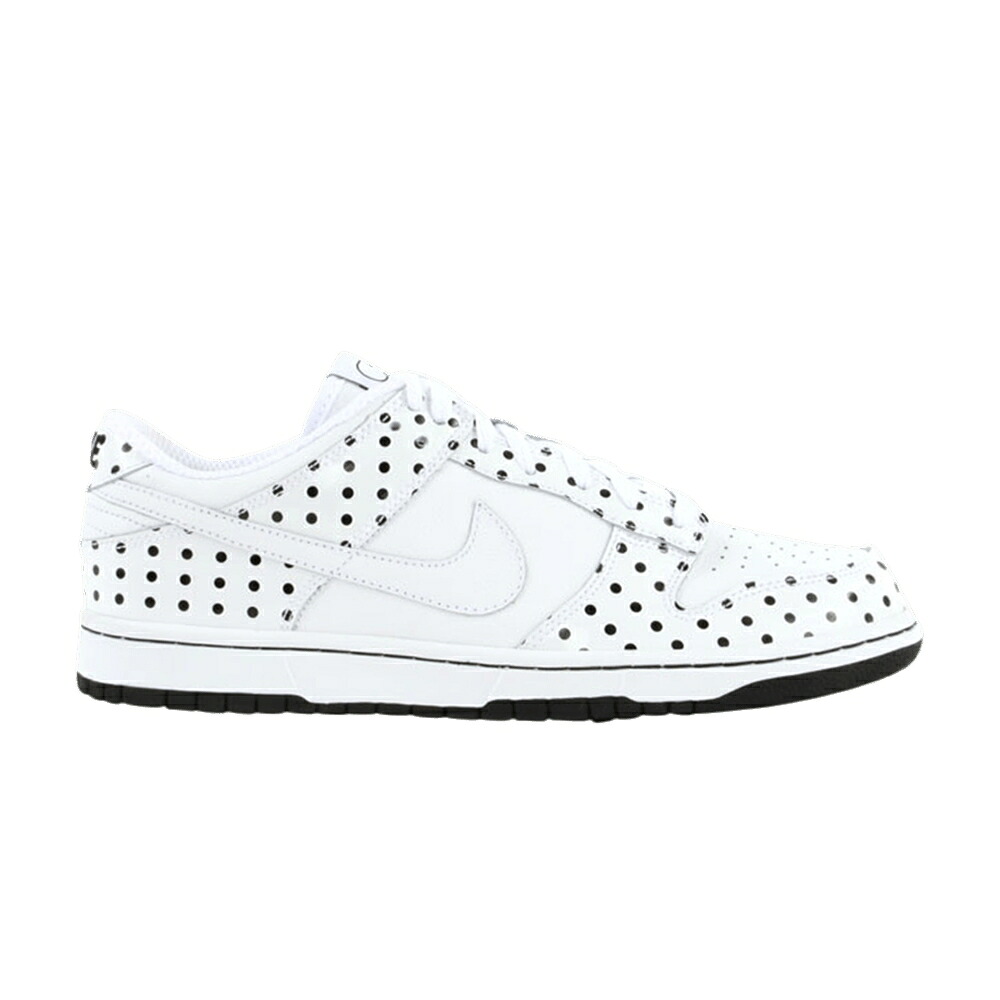 ナイキ ダンク 白いこと 白いこと 黒いこと 黒いこと ダンクロー \u0027POLKA DOT\u0027 スニーカー メンズ NIKE DUNK LOW PRB / WHITE WHITE BLACK