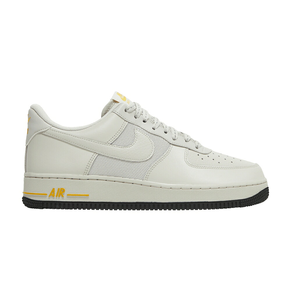 ナイキ ゴールド 黒色 ブラック エアフォース 'REFLECTIVE BONE' スニーカー メンズ NIKE AIR FORCE 1 LOW LIGHT / LIGHT BONE UNIVERSITY GOLD BLACK|スニケス