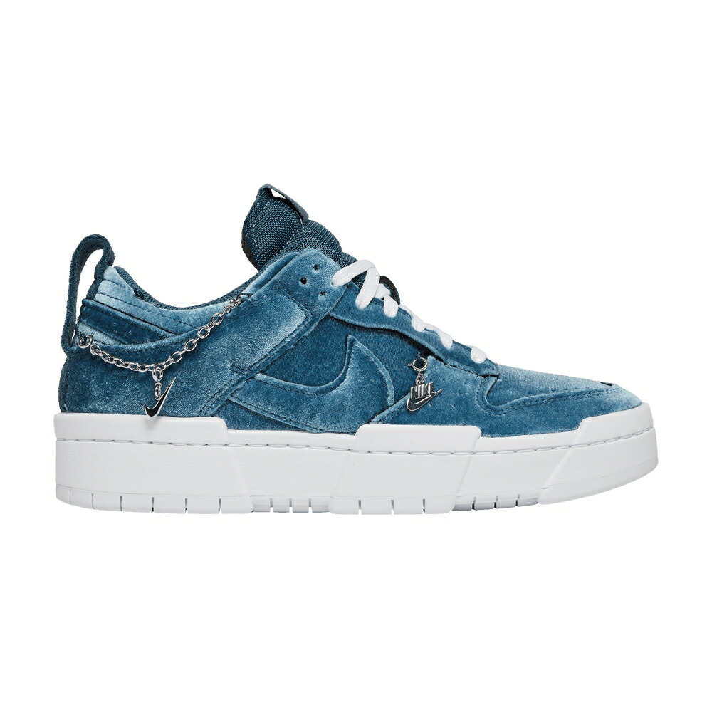 ナイキ ダンク 緑 グリーン 白色 ホワイト ダンクロー LUCKY GREEN スニーカー レディース NIKE WMNS DUNK LOW DISRUPT CHARMS - ASH / ASH GREEN WHITE ASH GREEN