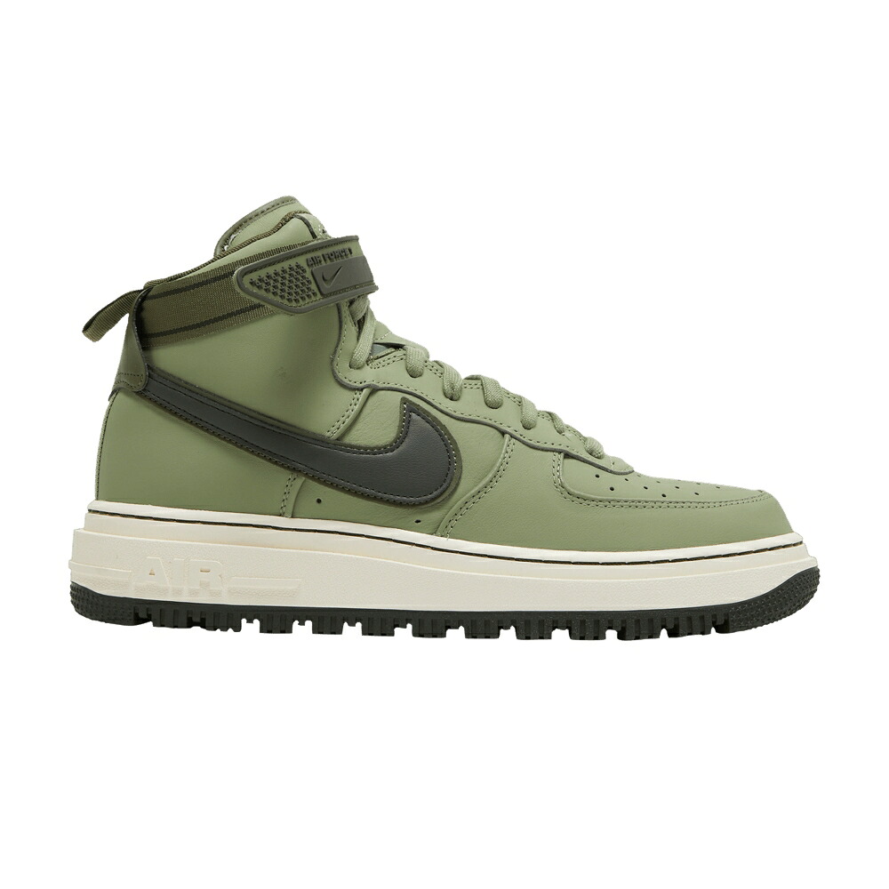 ナイキ ご機嫌 緑 緑であること オリーブ 黒いこと 黒いこと 空軍 \u0027OIL GREEN\u0027 スニーカー メンズ NIKE AIR FORCE 1 HIGH / OIL GREEN MEDIUM OLIVE BLACK