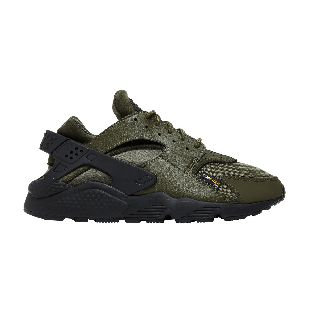 ナイキ ハラチ 積貨委託貨物 カーキ 黒いこと 黒いこと \u0027CARGO KHAKI\u0027 スニーカー メンズ NIKE AIR HUARACHE CORDURA / CARGO KHAKI BLACK UNIVERSITY