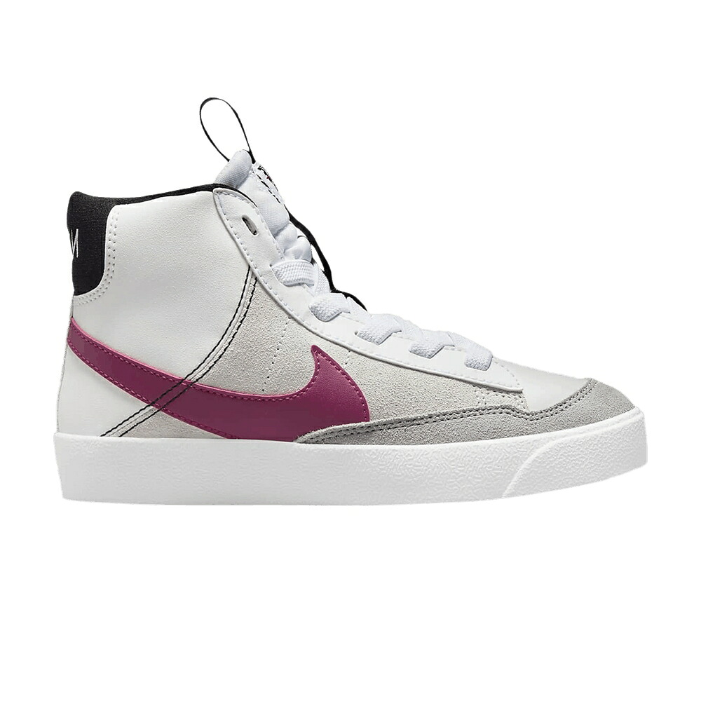 ナイキ ブレイザー ミッド 白色 ホワイト ラッシュ 黒色 ブラック '77 'DANCE MAROON' ジュニア キッズ NIKE BLAZER MID SE PS - WHITE RUSH / WHITE BLACK SUMMIT WHITE RUSH ベビー マタニティ スニーカー|スニケス