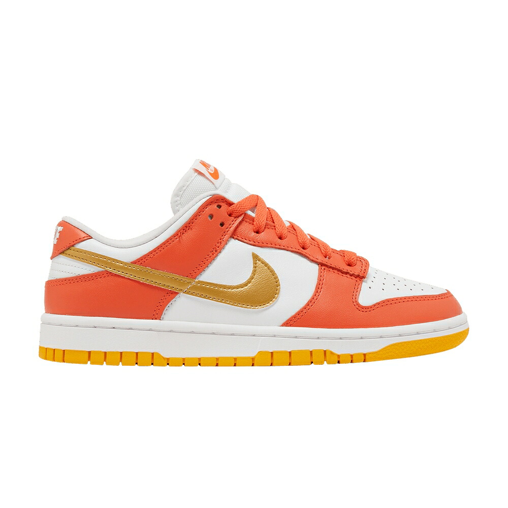 ナイキ ダンク 橙 オレンジ色 白いこと 白いこと ゴールド ダンクロー \u0027ORANGE GOLD\u0027 スニーカー レディース NIKE WMNS DUNK LOW UNIVERSITY / ORANGE WHITE UNIVERSITY GOLD