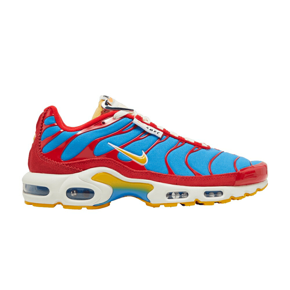 ナイキ マックス クラブ 赤 レッド 青色 ブルー エアマックスプラス RUNNING BLUE スニーカー メンズ NIKE AIR MAX PLUS SE CLUB - UNIVERSITY RED LIGHT PHOTO / UNIVERSITY RED LIGHT PHOTO BLUE