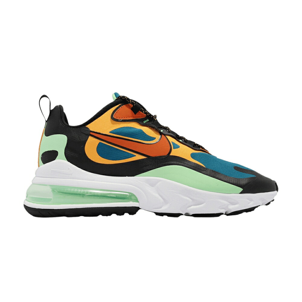 ナイキ マックス リアクト 緑 緑であること 大気圏マックス \u0027MULTI\u0027 BLACK.LASER スニーカー メンズ NIKE AIR MAX 270 REACT / GREEN ABYSS STARFISH BLACK.LASER