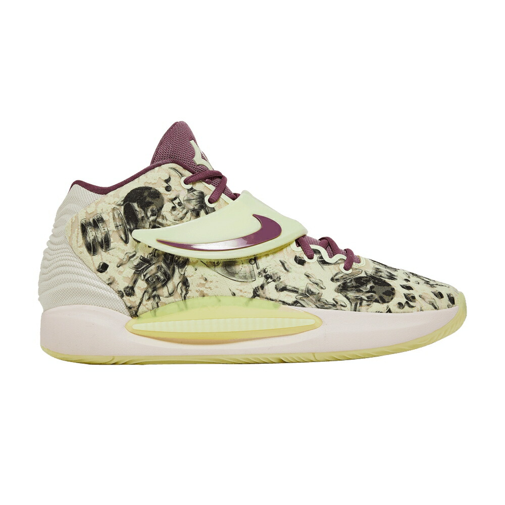 ナイキ ライム URREALISM スニーカー メンズ NIKE KD 14 / LIME ICE LIGHT MULBERRY