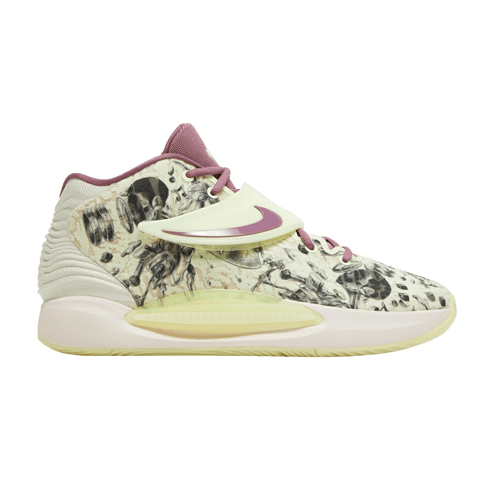 ナイキ 菩提樹 \u0027SURREALISM\u0027 スニーカー メンズ NIKE KD 14 EP / LIME ICE LIGHT MULBERRY