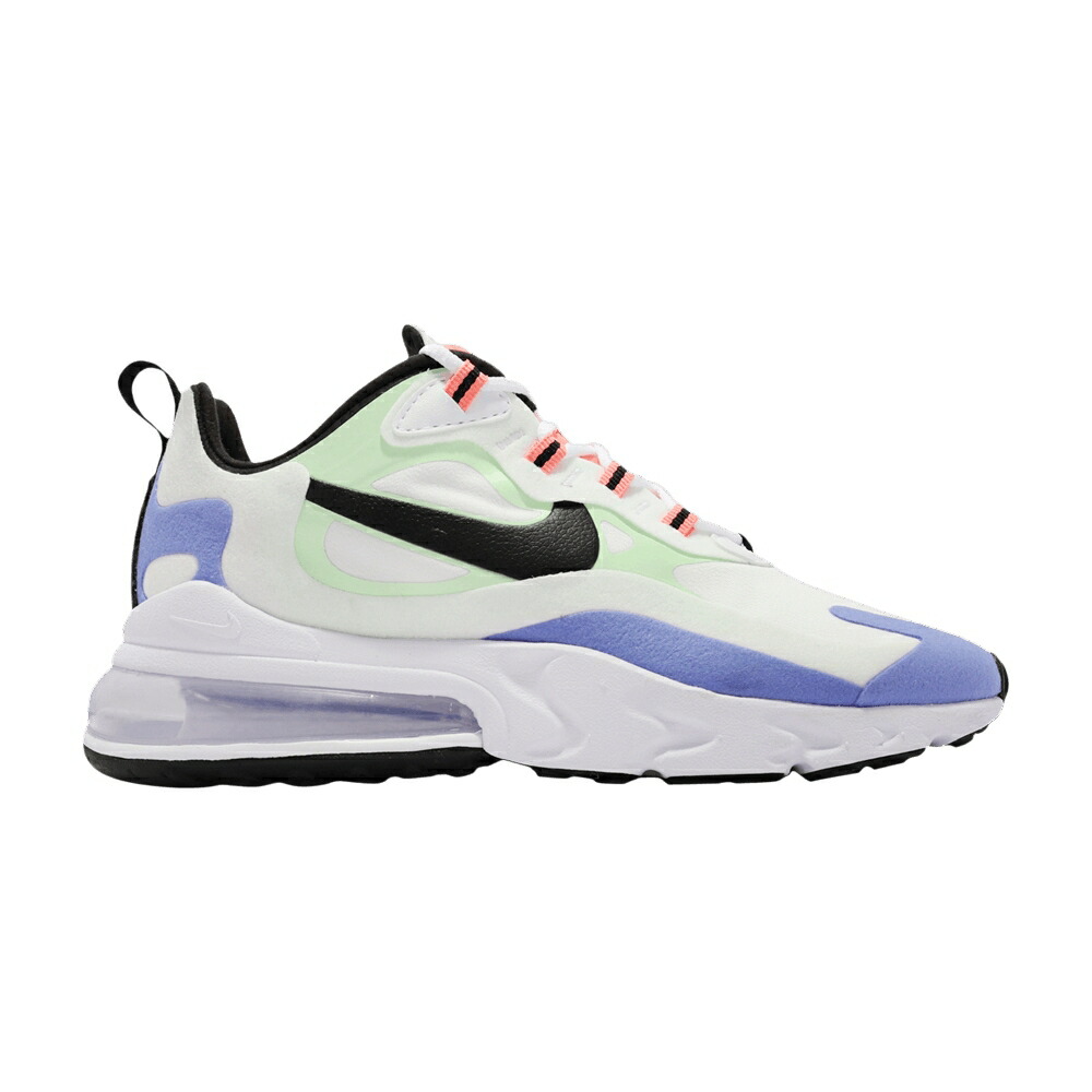 ナイキ マックス リアクト 白色 ホワイト 黒色 ブラック エアマックス WHITE PULSE スニーカー レディース NIKE WMNS AIR MAX 270 REACT ROYAL / WHITE BLACK ROYAL PULSE