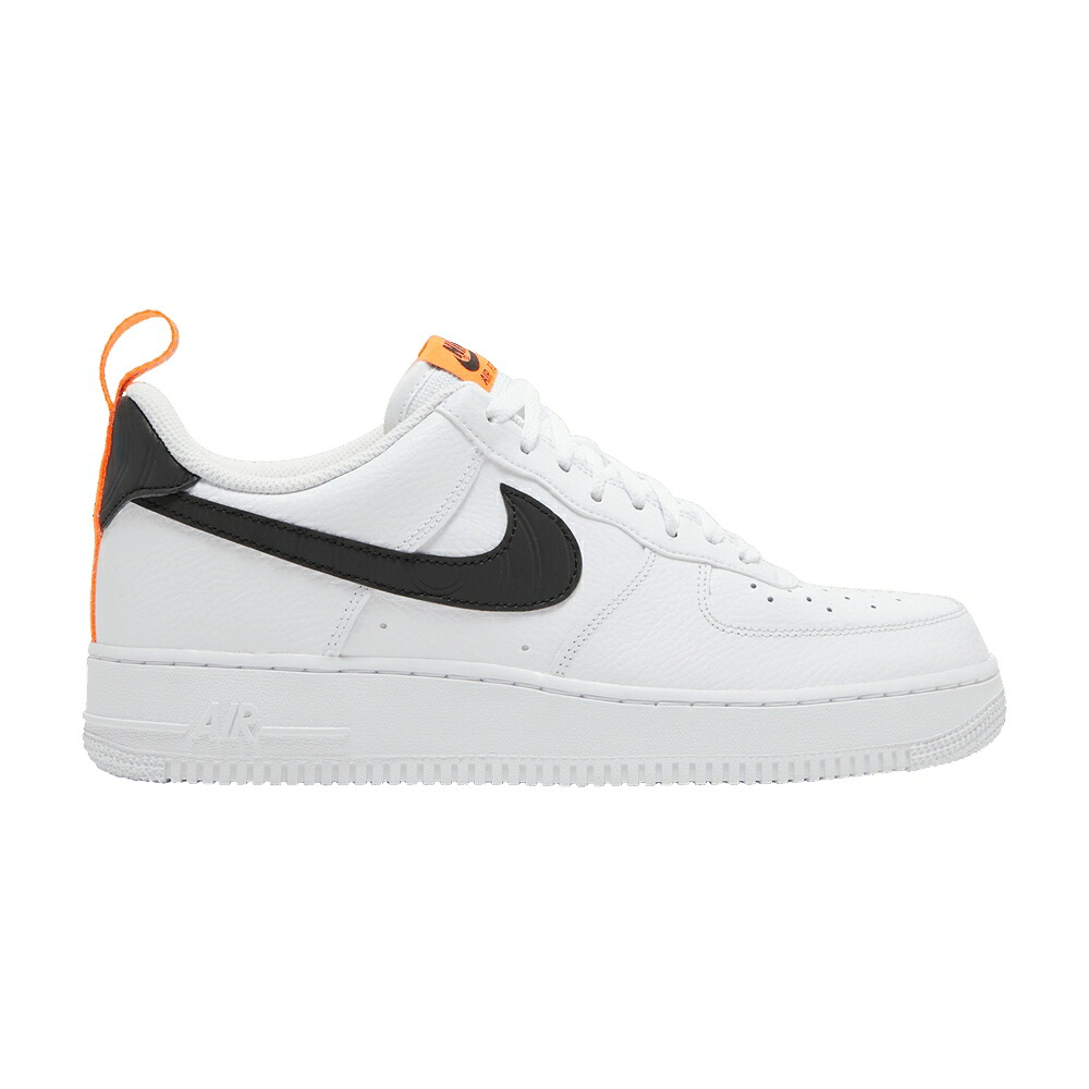 ナイキ 白色 ホワイト 橙 オレンジ エアフォース 'PIVOT WHITE' スニーカー メンズ NIKE AIR FORCE 1 POINT - / WHITE TOTAL ORANGE REFLECT|スニケス