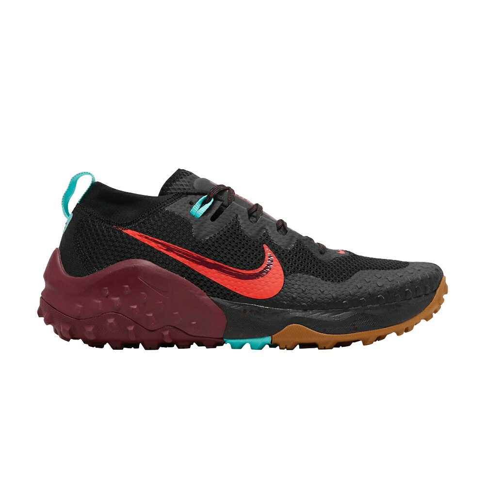 ナイキ 黒色 ブラック ダイナミック 'BLACK CRIMSON' スニーカー メンズ NIKE WILDHORSE 7 BRIGHT / BLACK DARK BEETROOT DYNAMIC|スニケス