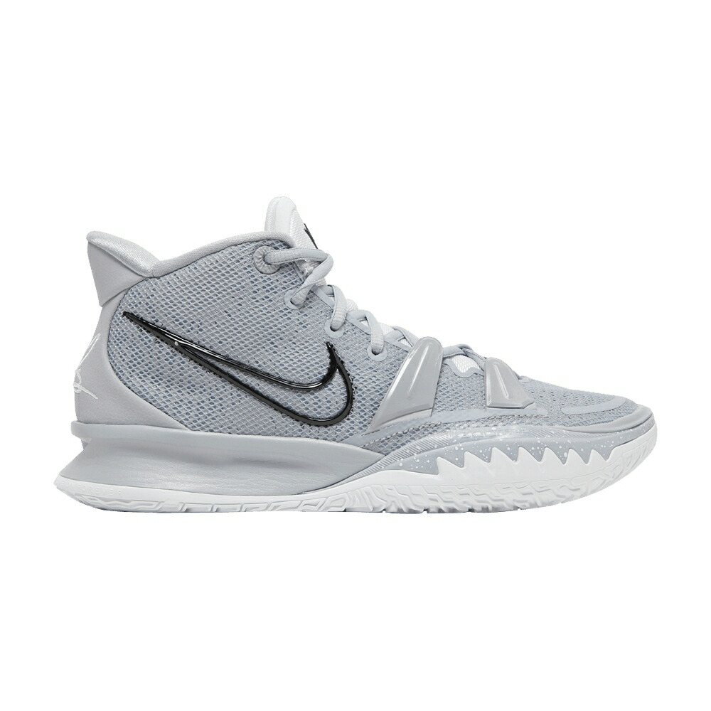 ナイキ カイリー 灰色 グレー 白色 ホワイト 黒色 ブラック WOLF GREY スニーカー メンズ NIKE KYRIE 7 TB / WOLF GREY WHITE BLACK