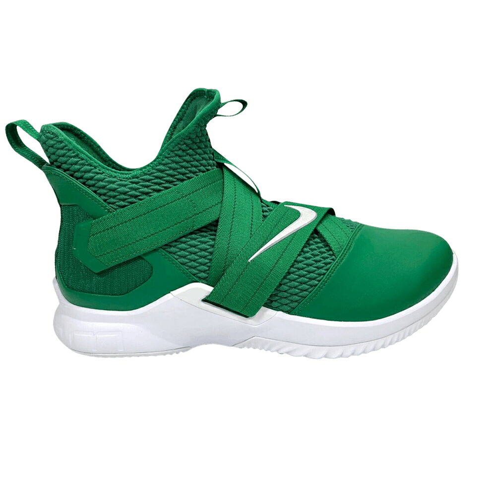 ナイキ レブロン ソルジャー 緑 グリーン 銀色 シルバー 'GORGE GREEN' スニーカー メンズ NIKE LEBRON SOLDIER 12 TB / GORGE GREEN METALLIC SILVER｜スニケス