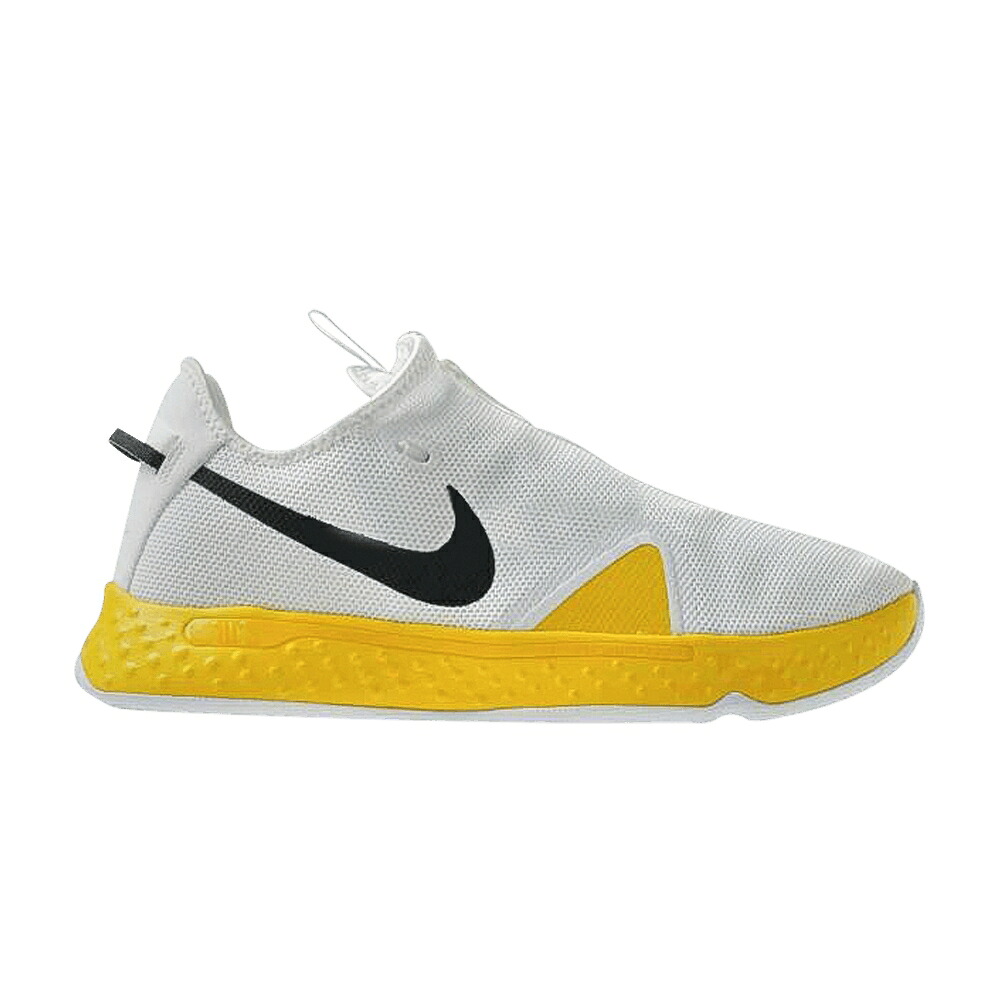 ナイキ 白色 ホワイト 黒色 ブラック 'AMARILLO' スニーカー メンズ NIKE PG 4 TB / WHITE BLACK AMARILLO