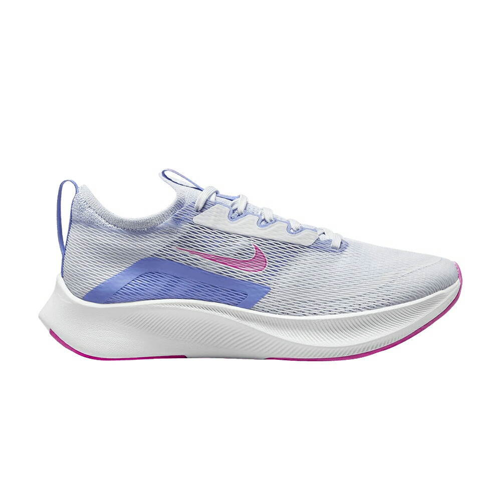 ナイキ ズーム 灰色 グレー 白色 ホワイト ズームフライ FOOTBALL SAPPHIRE スニーカー レディース NIKE WMNS ZOOM FLY 4 GREY / FOOTBALL GREY WHITE SAPPHIRE