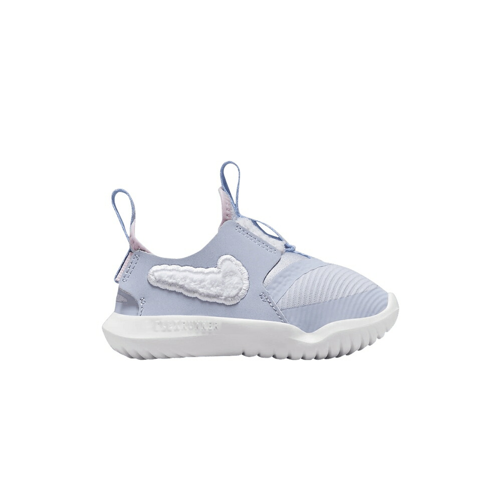 ナイキ サクラ色 白いこと 白いこと \u0027DREAM\u0027 もの言う花 NIKE FLEX RUNNER TD / GHOST ALUMINUM PINK FOAM WHITE