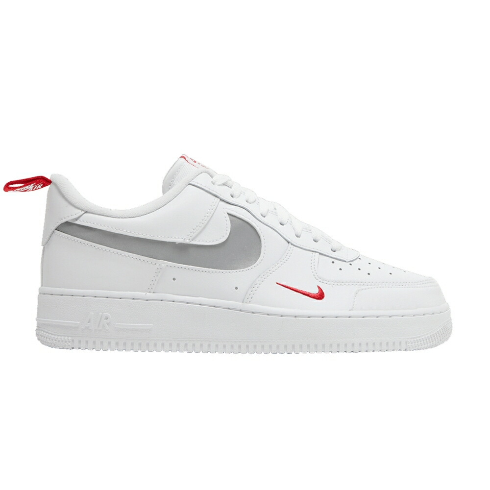 ナイキ スウッシュ スウォッシュ 白色 ホワイト 赤 レッド エアフォース CUT WHITE スニーカー メンズ NIKE AIR FORCE 1 LOW OUT SWOOSH - / WHITE UNIVERSITY RED