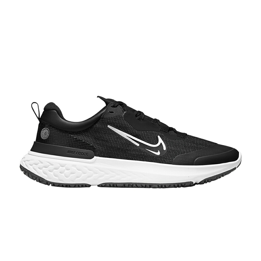 ナイキ リアクト 黒いこと 黒いこと 薄墨色 薄墨色 \u0027BLACK WHITE\u0027 スニーカー メンズ NIKE REACT MILER 2 SHIELD / BLACK OFF NOIR LIGHT SMOKE GREY
