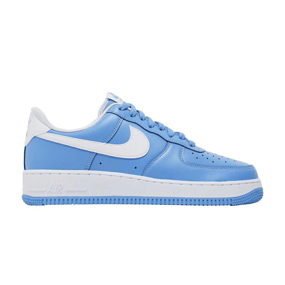 ナイキ 青色 ブルー 白色 ホワイト エアフォース '07 'UNIVERSITY WHITE' スニーカー メンズ NIKE AIR FORCE 1 BLUE / UNIVERSITY BLUE WHITE