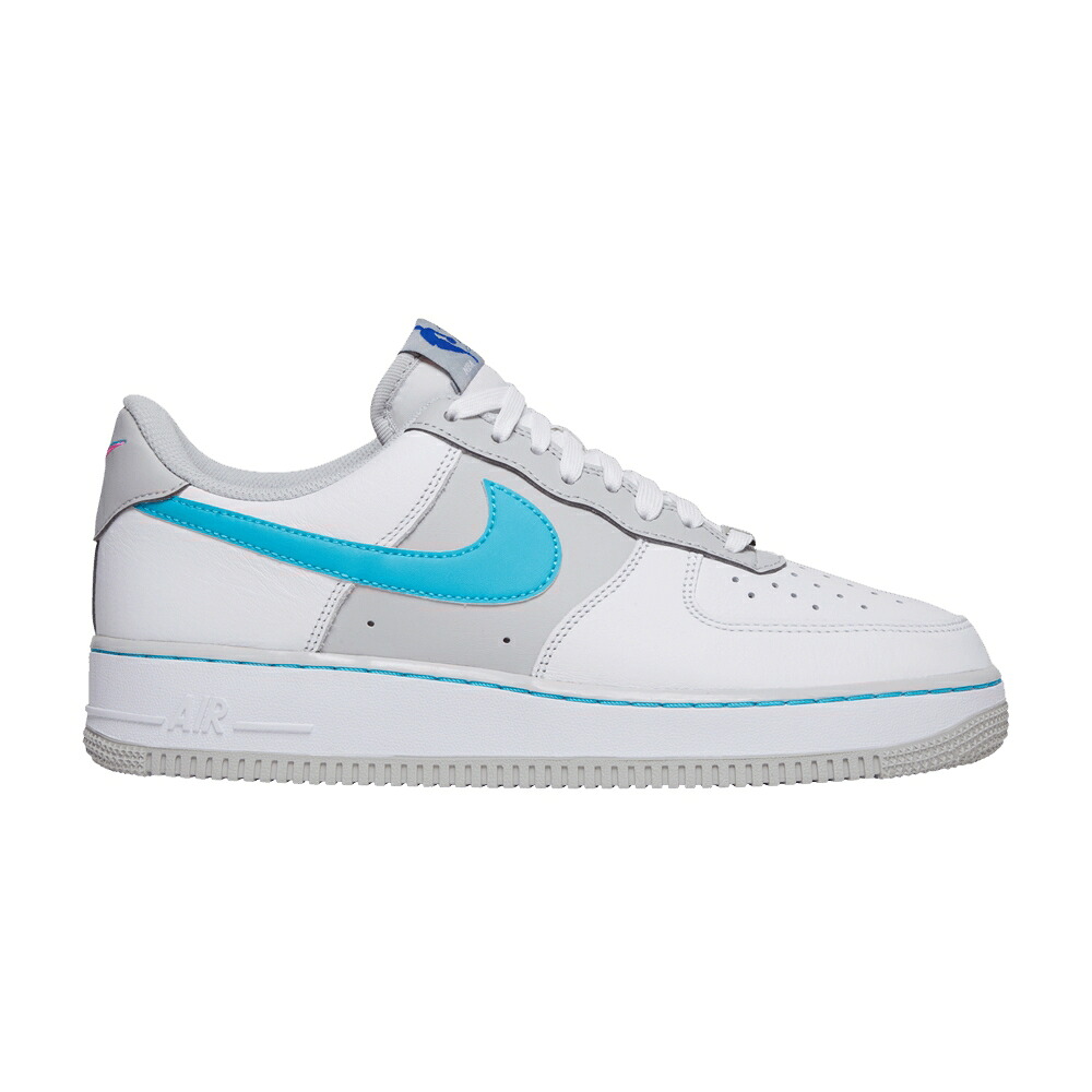 ナイキ 白色 ホワイト 灰色 グレー エアフォース '07 '75TH SPURS' スニーカー メンズ NIKE NBA X AIR FORCE 1 LV8 ANNIVERSARY - / WHITE GREY FOG SUNDIAL TURQUOISE｜スニケス 28,600円