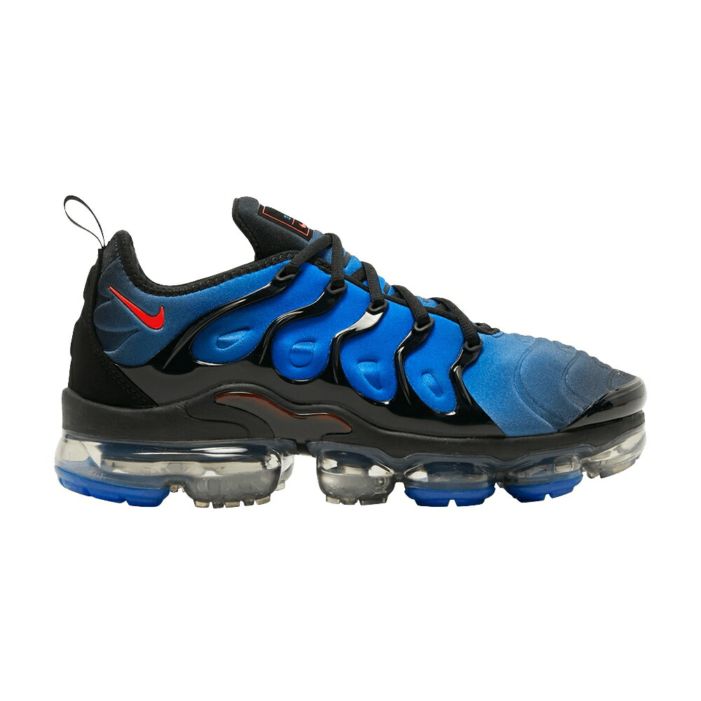 ナイキ 黒色 ブラック クリムゾン エアヴェイパーマックス KNICKS スニーカー メンズ NIKE AIR VAPORMAX PLUS / BLACK BRIGHT CRIMSON